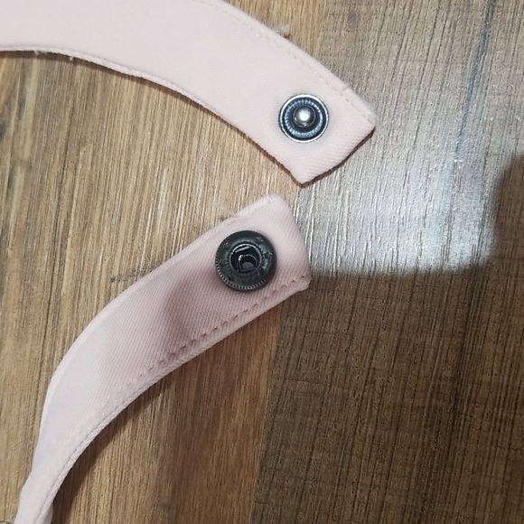 TOBI Baby Pink Halter Crop Top with Cut Outs and exposed back zipper - Picture 6 of 11